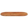Tablero de mesa ovalado madera maciza de acacia 100x50x2,5 cm de , Tableros para mesas - Ref: Foro24-370086, Precio: 66,27 €,...
