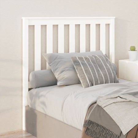 Cabecero de cama madera maciza de pino blanco 106x6x101 cm de , Cabeceros y pies de cama - Ref: Foro24-818506, Precio: 61,46 ...