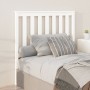 Cabecero de cama madera maciza de pino blanco 106x6x101 cm de , Cabeceros y pies de cama - Ref: Foro24-818506, Precio: 61,46 ...