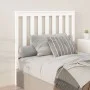 Solid white pine wood bed headboard 106x6x101 cm by , Headboards and footboards - Ref: Foro24-818506, Price: 60,42 €, Discoun...