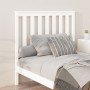 Cabecero de cama madera maciza de pino blanco 106x6x101 cm de , Cabeceros y pies de cama - Ref: Foro24-818506, Precio: 61,46 ...