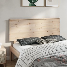 Cabecero de cama madera maciza de pino 164x6x82,5 cm de , Cabeceros y pies de cama - Ref: Foro24-819180, Precio: 61,19 €, Des...