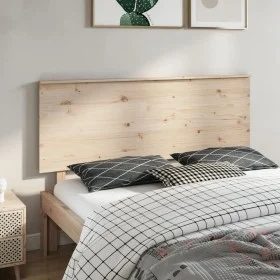 Cabecero de cama madera maciza de pino 164x6x82,5 cm de , Cabeceros y pies de cama - Ref: Foro24-819180, Precio: 60,33 €, Des...