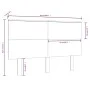 Cabecero de cama madera maciza de pino 164x6x82,5 cm de , Cabeceros y pies de cama - Ref: Foro24-819180, Precio: 60,33 €, Des...