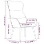 Relaxsessel aus dunkelgrauem Stoff von , Sessel - Ref: Foro24-341072, Preis: 99,70 €, Rabatt: %