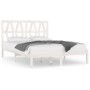 Estructura de cama madera maciza pino blanco 120x190 cm de , Camas y somieres - Ref: Foro24-3103969, Precio: 133,75 €, Descue...