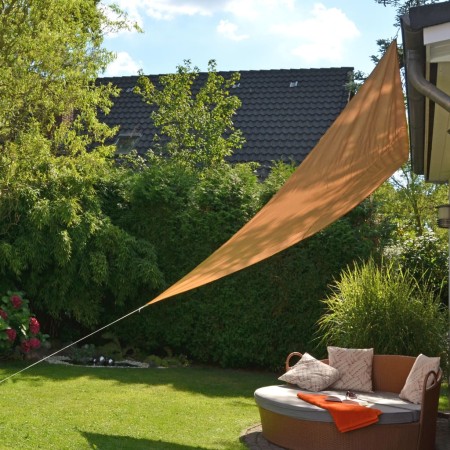 HI Toldo de vela triangular beige 3,6x3,6x3,6 m de HI, Sombrillas - Ref: Foro24-423917, Precio: 20,74 €, Descuento: %