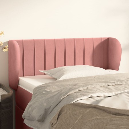 Cabecero de terciopelo rosa 83x23x78/88 cm de , Cabeceros y pies de cama - Ref: Foro24-3117417, Precio: 43,97 €, Descuento: %