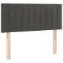 Dark gray velvet headboard with LED 80x5x78/88 cm by , Headboards and footboards - Ref: Foro24-3121881, Price: 36,52 €, Disco...
