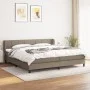 Boxspringbett mit taupegrauer Stoffmatratze 200x200 cm von , Betten und Lattenroste - Ref: Foro24-3126273, Preis: 646,99 €, R...