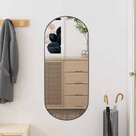 Espejo de pared vidrio ovalado 30x70 cm de , Espejos - Ref: Foro24-350455, Precio: 24,07 €, Descuento: %