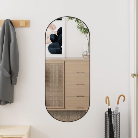 Espejo de pared vidrio ovalado 30x70 cm de , Espejos - Ref: Foro24-350455, Precio: 24,07 €, Descuento: %