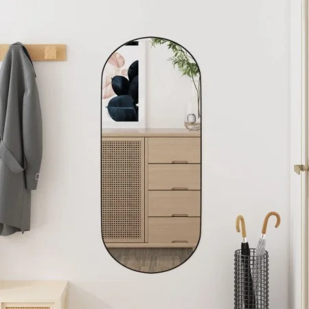 Espejo de pared vidrio ovalado 30x70 cm de , Espejos - Ref: Foro24-350455, Precio: 23,68 €, Descuento: %