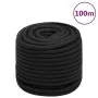 Cuerda de barco polipropileno negro intenso 18 mm 100 m de , Sogas y cuerdas metálicas - Ref: Foro24-152525, Precio: 103,54 €...