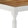 Mesa de comedor madera maciza de mango 110x60x76 cm de , Mesas de cocina y de comedor - Ref: Foro24-337839, Precio: 220,85 €,...
