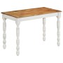 Mesa de comedor madera maciza de mango 110x60x76 cm de , Mesas de cocina y de comedor - Ref: Foro24-337839, Precio: 220,85 €,...
