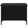 Banco con almacenaje madera de ingeniería negro 62x42x45 cm de , Bancos para recibidores y almacenamiento - Ref: Foro24-83513...