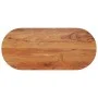 Oval table top solid acacia wood 110x50x3.8 cm by , Table tops - Ref: Foro24-370097, Price: 79,48 €, Discount: %