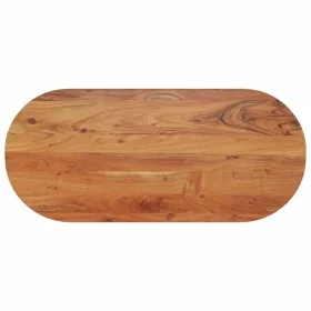 Tablero de mesa ovalado madera maciza de acacia 90x40x2,5 cm de , Tableros para mesas - Ref: Foro24-370083, Precio: 43,61 €, ...