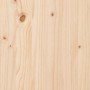 Estructura de cama de matrimonio con cabecero madera maciza de , Camas y somieres - Ref: Foro24-3192206, Precio: 144,27 €, De...