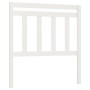 Cabecero de cama madera maciza de pino blanco 106x4x100 cm de , Cabeceros y pies de cama - Ref: Foro24-814080, Precio: 69,61 ...