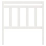 Cabecero de cama madera maciza de pino blanco 106x4x100 cm de , Cabeceros y pies de cama - Ref: Foro24-814080, Precio: 69,61 ...