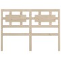 Cabecero de cama madera maciza de pino 140,5x4x100 cm de , Cabeceros y pies de cama - Ref: Foro24-818035, Precio: 55,18 €, De...