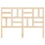 Solid pine wood bed headboard 141x4x104 cm by , Headboards and footboards - Ref: Foro24-818185, Price: 49,68 €, Discount: %