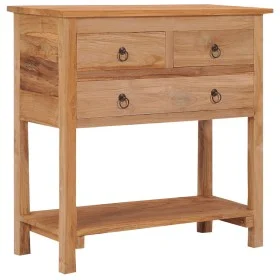 Aparador de madera maciza de teca 78x35x80 cm by , Sideboards - Ref: Foro24-287230, Price: 294,94 €, Discount: %