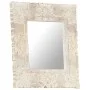 Espejo de madera maciza de mango blanco 50x50 cm de , Espejos - Ref: Foro24-321632, Precio: 67,57 €, Descuento: %