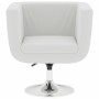 Taburete de bar cuero sintético blanco en Sillones | Comprar online en Foru.es