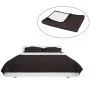 Cubrecama acolchado doble cara 170x210 cm crema y marrón de vidaXL, Colchas y edredones - Ref: Foro24-132962, Precio: 29,45 €...