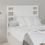 Cabecero madera maciza de pino blanco 106x4x100 cm de , Cabeceros y pies de cama - Ref: Foro24-818756, Precio: 56,04 €, Descu...
