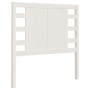 Cabecero madera maciza de pino blanco 106x4x100 cm de , Cabeceros y pies de cama - Ref: Foro24-818756, Precio: 56,04 €, Descu...