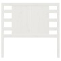 Cabecero madera maciza de pino blanco 106x4x100 cm de , Cabeceros y pies de cama - Ref: Foro24-818756, Precio: 56,04 €, Descu...