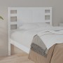 Cabecero madera maciza de pino blanco 106x4x100 cm de , Cabeceros y pies de cama - Ref: Foro24-818756, Precio: 56,04 €, Descu...