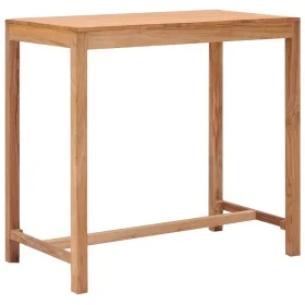 Tall garden table made of solid teak wood 110x60x105 cm by , Garden tables - Ref: Foro24-287234, Price: 227,90 €, Discount: %
