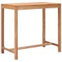 Mesa alta de jardín madera maciza de teca 110x60x105 cm de , Mesas de jardín - Ref: Foro24-287234, Precio: 311,19 €, Descuent...