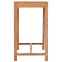 Mesa alta de jardín madera maciza de teca 110x60x105 cm de , Mesas de jardín - Ref: Foro24-287234, Precio: 311,19 €, Descuent...