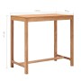 Mesa alta de jardín madera maciza de teca 110x60x105 cm de , Mesas de jardín - Ref: Foro24-287234, Precio: 311,19 €, Descuent...