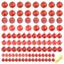 Lote de bolas de Navidad 100 unidades rojas 3/4/6 cm de vidaXL, Adornos festivos - Ref: Foro24-245710, Precio: 29,35 €, Descu...