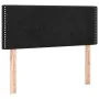 Kopfteil aus schwarzem Samt, 100 x 5 x 78/88 cm von , Kopf- und Fußteile - Ref: Foro24-345920, Preis: 30,70 €, Rabatt: %