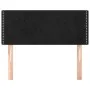 Kopfteil aus schwarzem Samt, 100 x 5 x 78/88 cm von , Kopf- und Fußteile - Ref: Foro24-345920, Preis: 30,70 €, Rabatt: %