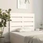 Solid white pine wood headboard 90x3x80 cm by , Headboards and footboards - Ref: Foro24-821328, Price: 51,73 €, Discount: %