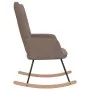 Taupe gray fabric rocking chair by , Rocking chairs - Ref: Foro24-328016, Price: 137,93 €, Discount: %