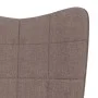 Taupe gray fabric rocking chair by , Rocking chairs - Ref: Foro24-328016, Price: 137,93 €, Discount: %