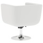 Taburete de bar cuero sintético blanco en Sillones | Comprar online en Foru.es