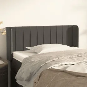 Dunkelgraues Samtkopfteil 83x16x78/88 cm von , Kopf- und Fußteile - Ref: Foro24-3119037, Preis: 39,99 €, Rabatt: %