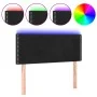 Black velvet headboard with LED 100x5x78/88 cm by , Headboards and footboards - Ref: Foro24-3121516, Price: 41,14 €, Discount: %