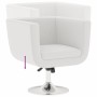 Taburete de bar cuero sintético blanco en Sillones | Comprar online en Foru.es